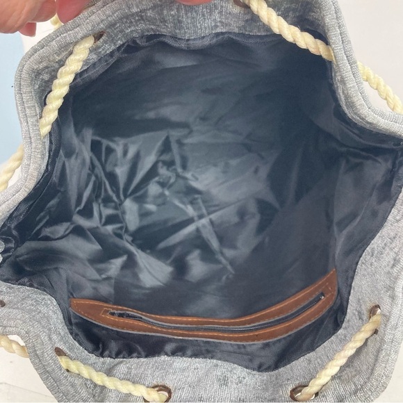 Evil Eye Backpack, Bag in Grey - Picture 9 of 13